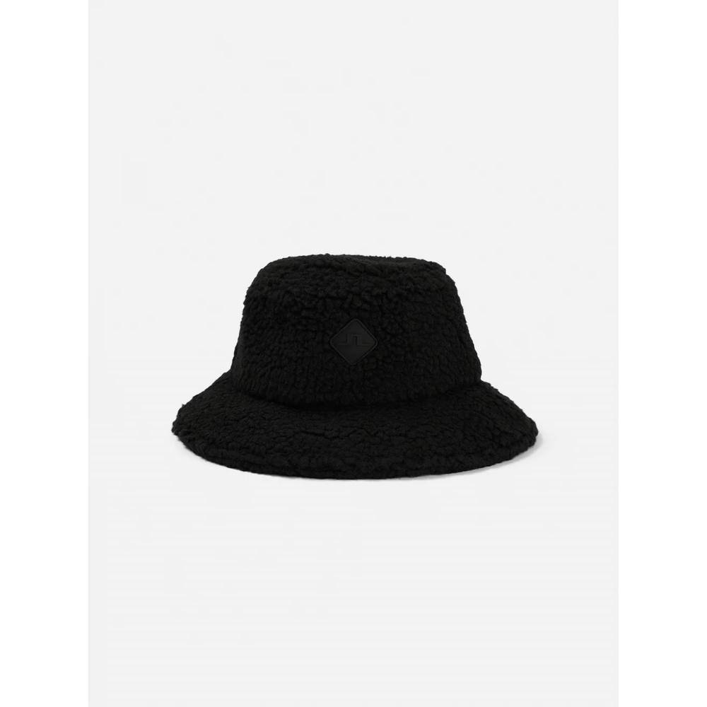 NEW J.LINDEBERG pile bucket hat in black